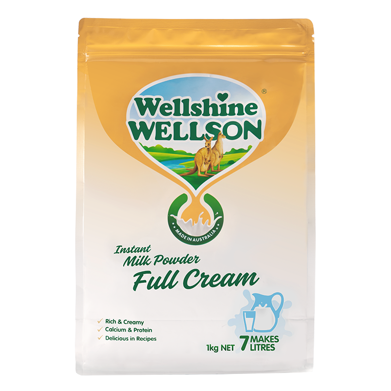 新品 澳洲原装进口维尔生中老年高钙全脂牛奶粉成人速溶早餐奶袋装1kg