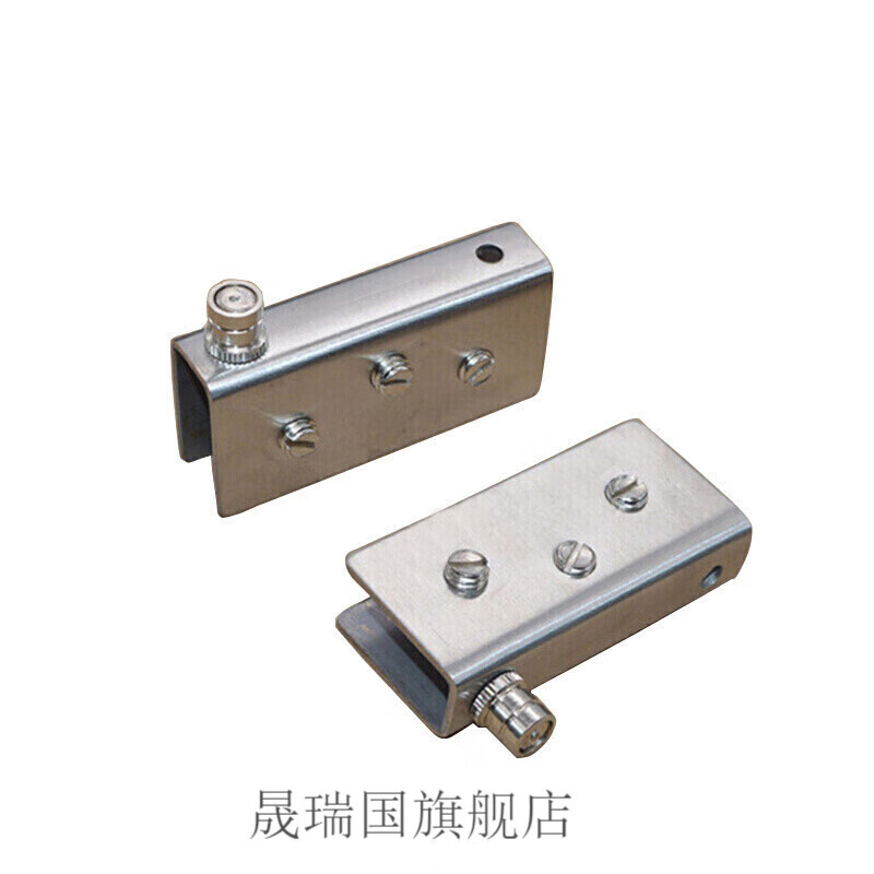 柜门上下夹轴不锈钢玻璃上下合页柜子门轴小转轴 大号两只价