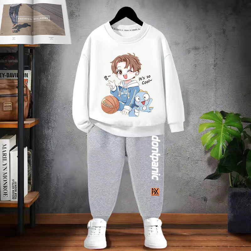 heydidy小学生衣服男9-12岁装秋季男童秋装帅气大童男孩 易穿搭品牌前