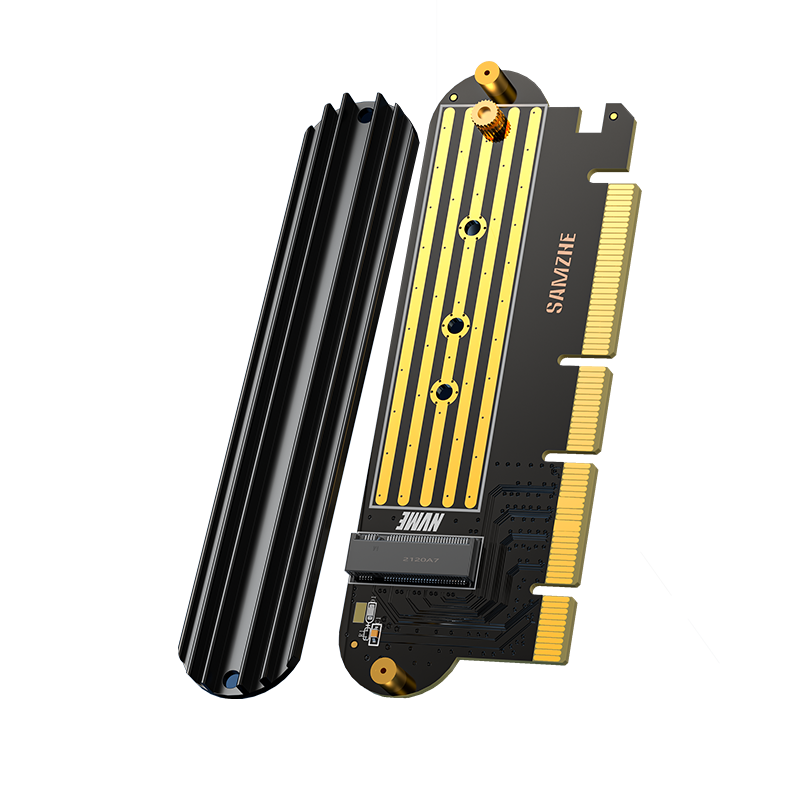 ɽ��PCieתM.2 nvme��չ�� SSD��̬Ӳ�̺�ת�ӿ�����̨ʽ��������Է���ɢ�� NVME31 27.46Ԫ(������)