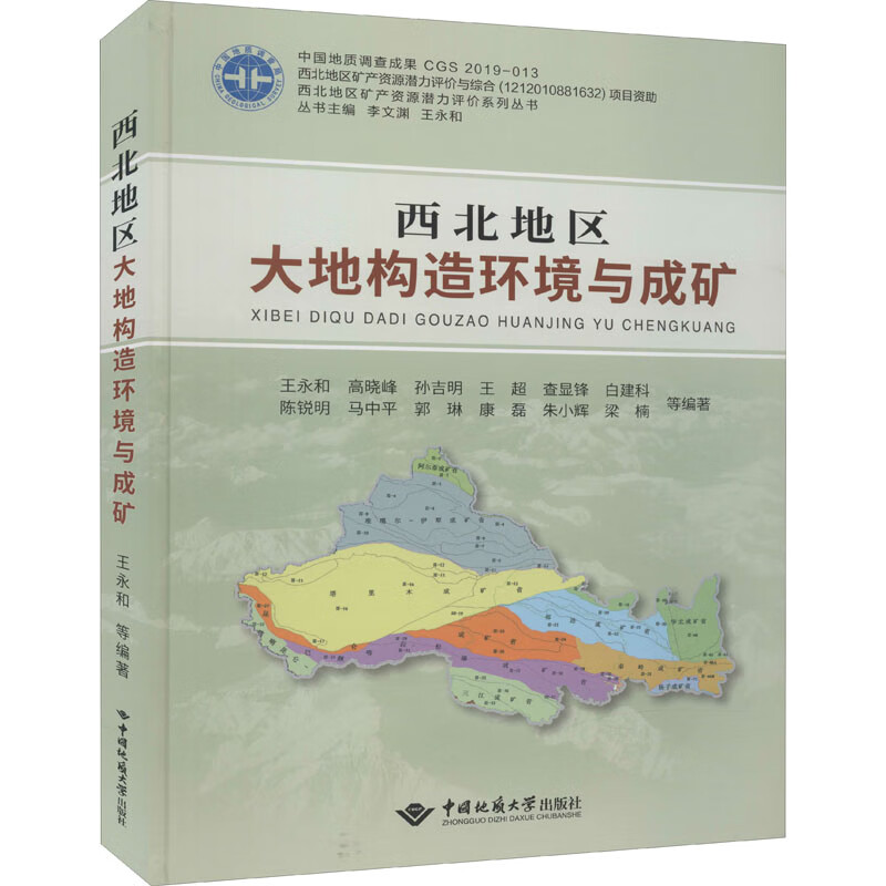 西北地区大地构造环境与成矿 图书