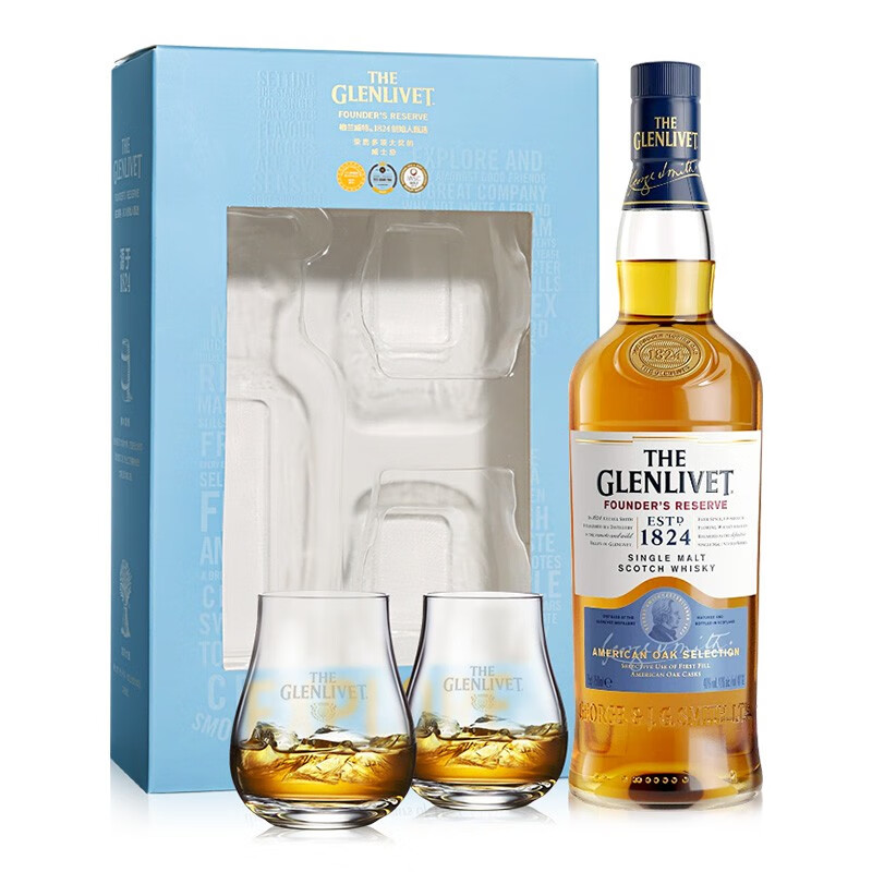 御玖轩 格兰威特甄选700ml（Glenlivet） 苏格兰单一麦芽威士忌 原装进口洋酒 格兰威特甄选