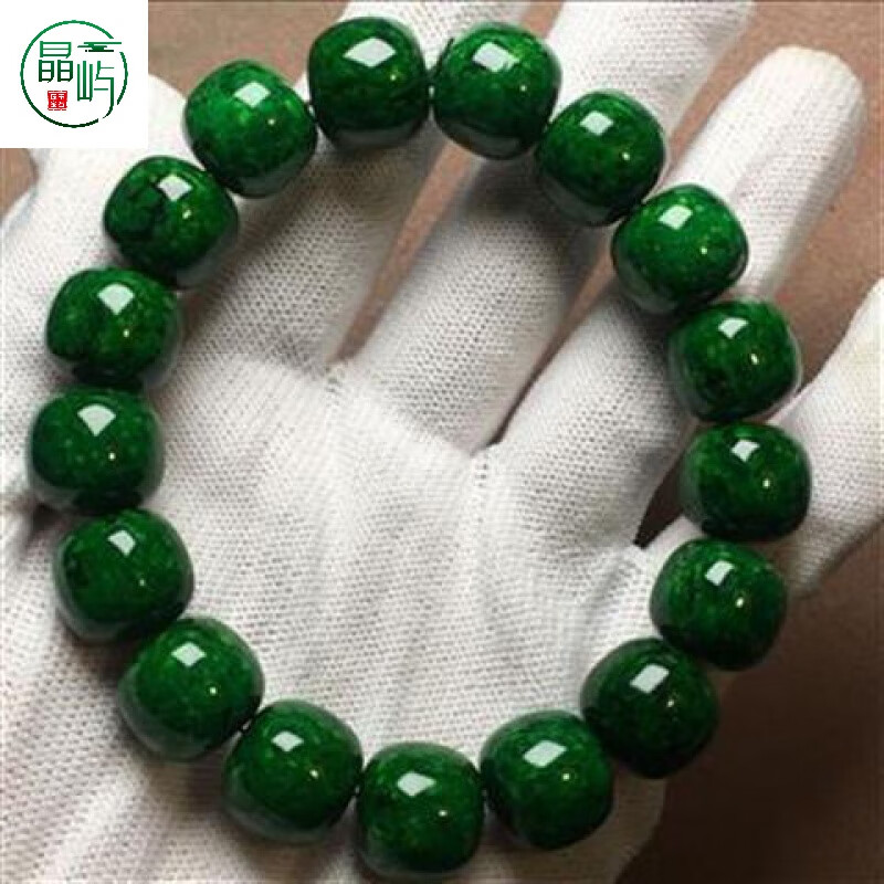 晶屿高端文玩二代虬角手串藏式老型桶珠男女手链古法传承 10mm20颗桶