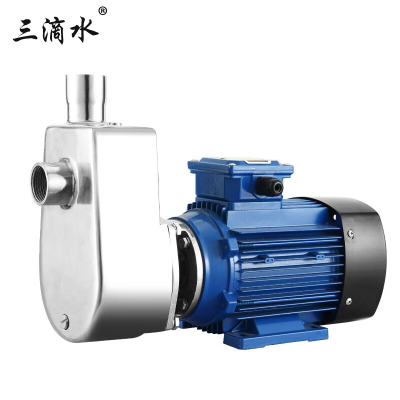 三滴水不锈钢自吸离心泵化工用抽水泵耐高温单相三相泵酸碱蚀增压自吸