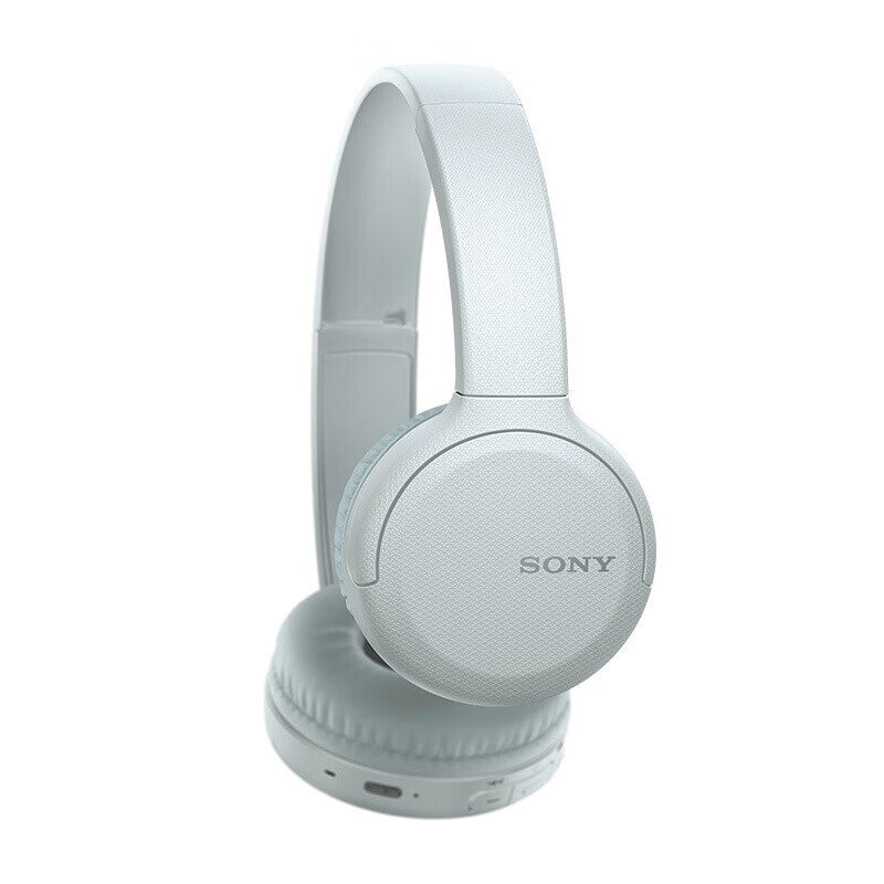 索尼（SONY）WH-CH510 头戴式 立体声 无线耳机 学生网课 白色