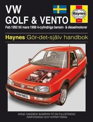 预订 VW Golf III and Vento (1992 - 1998) Haynes Repair Manual (svenske utgava)