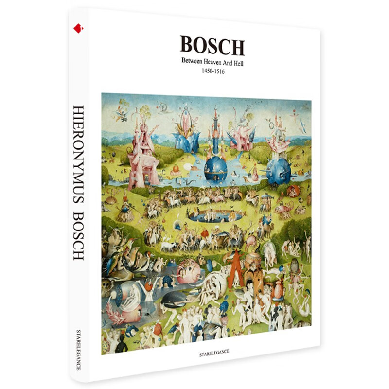 波希画册画集 Hieronymus BOSCH 博斯艺术绘画素描作品集 绘画荷兰画家大师 超现实主义临摹经典插画手稿收藏图书籍港台原版荷兰画家波罗尼穆斯·博斯画册书籍 波希-乐园封面