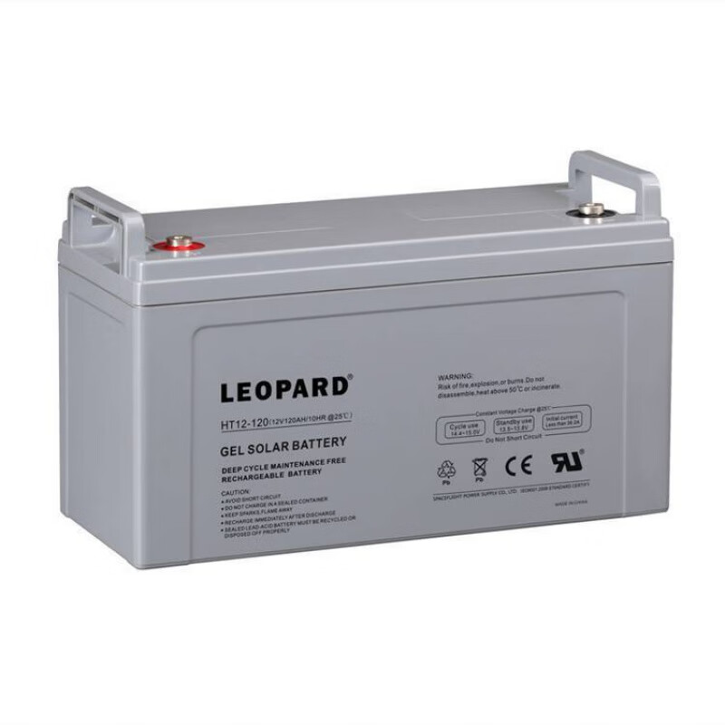leopard蓄电池ht12-120美洲豹12v120ah/20hr机房应急太阳能 12v120ah