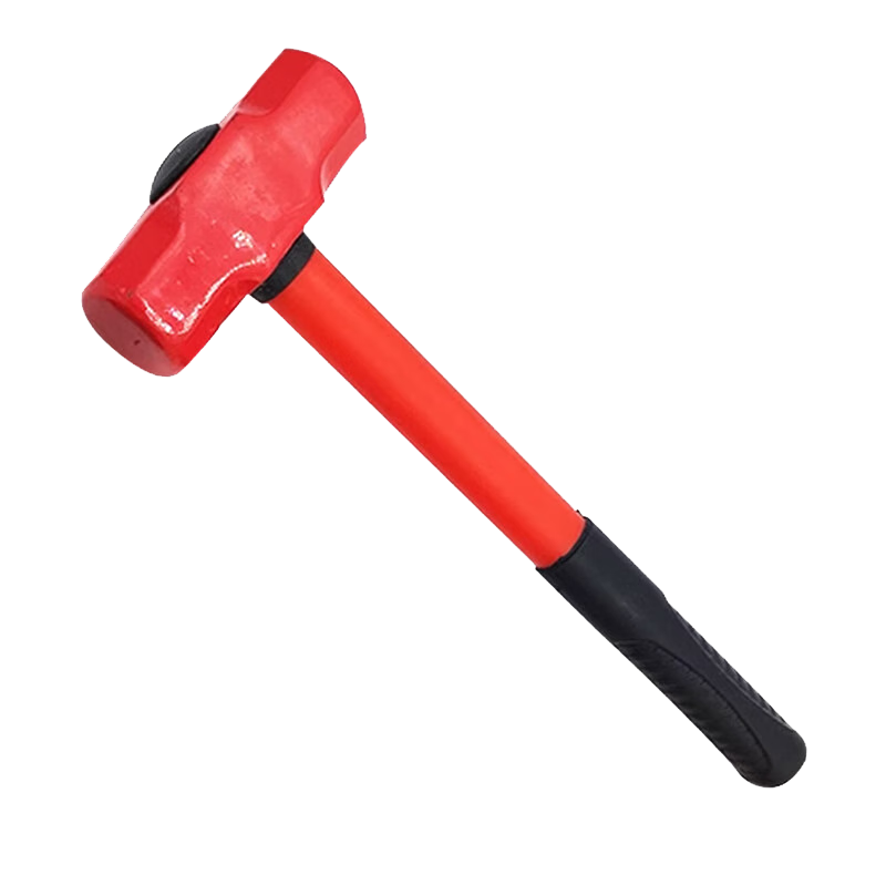 苑丘  大八角锤长柄装修大铁锤锤子轮胎铁榔头重型砸墙 砸墙锤破拆消防锤 3磅带柄八角锤