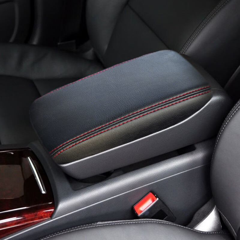 迪彦适用于新老奥迪a6l扶手箱套a6l手扶箱护皮套扶手箱盖套翻新 05-11