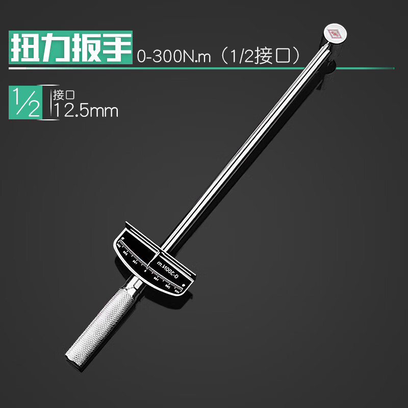ttooks扭力扳手可调式公斤扳子力矩扳手指针式扭矩套筒扳手汽修工具