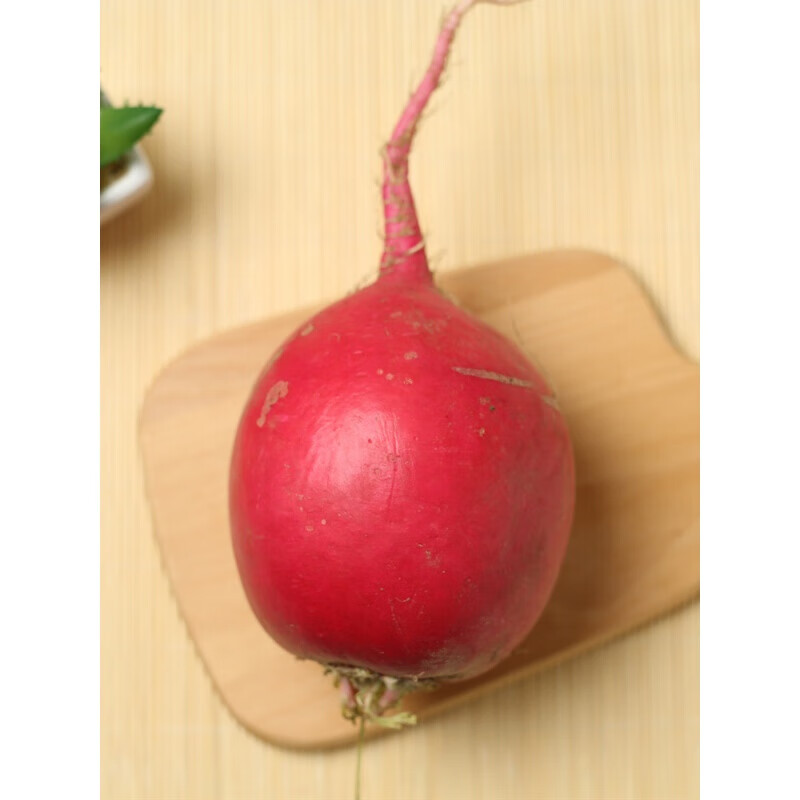 东北大红萝卜 红皮白心大红袍圆萝卜新鲜农家雌性甜脆生吃5斤 2500g