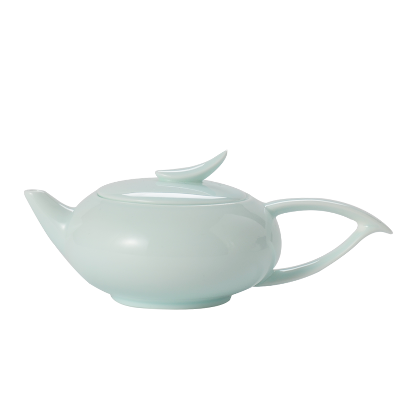 華光國瓷 華青瓷骨瓷茶具套裝 功夫茶具瓷器水具茶器套裝  江中月8頭