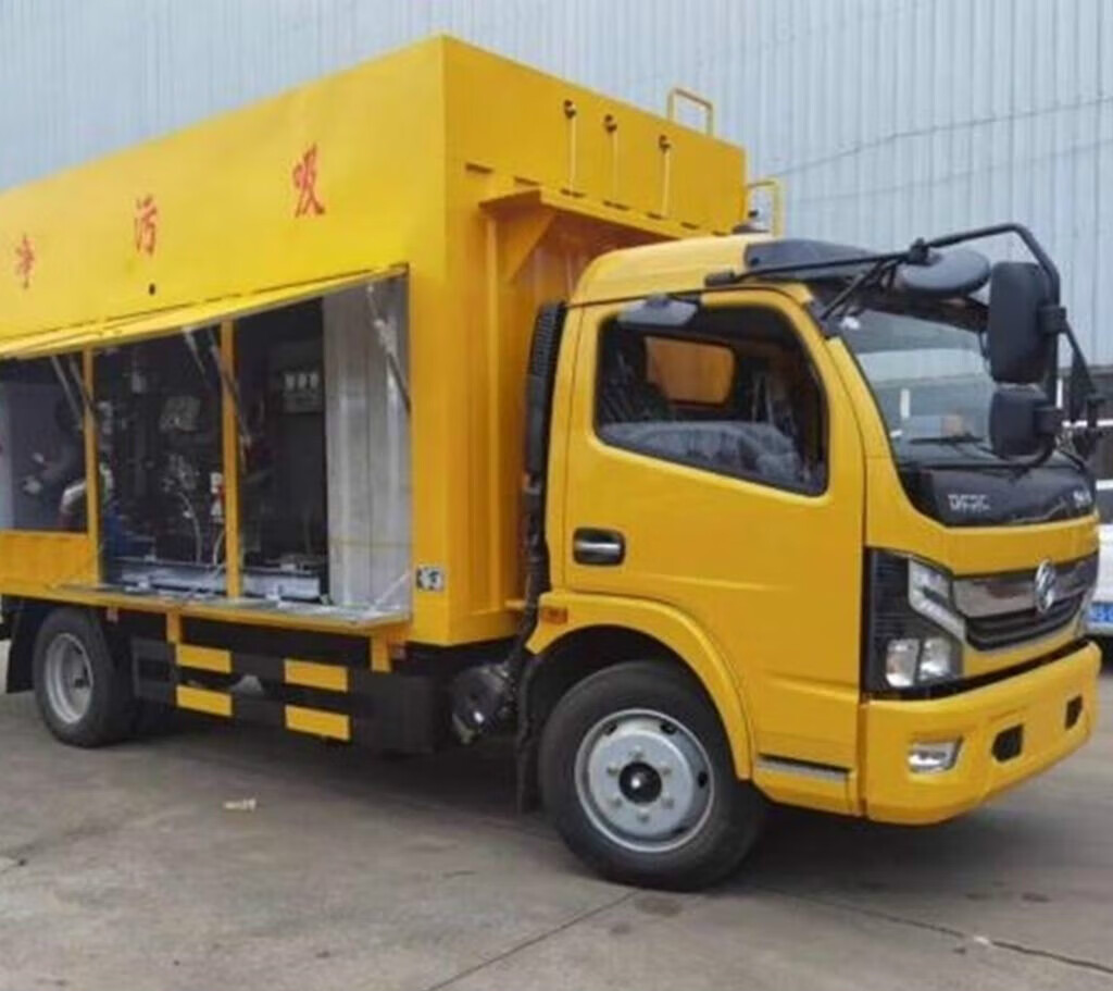 科莱干湿分离智能一体吸污净化车新型清洗吸污车无味无噪声污水处理车