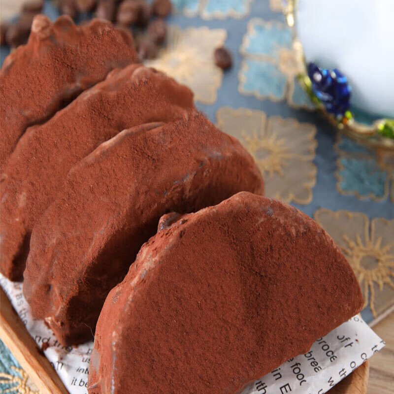 道[我要给你做好吃的]巧克力脏脏软饼干/蛋糕下午茶点心 纯黑巧克力味