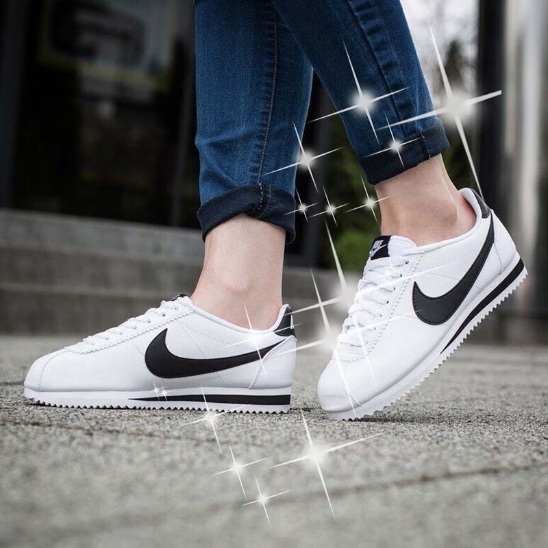 阿甘板鞋耐克小白轻便店长lisa透气休闲鞋耐磨