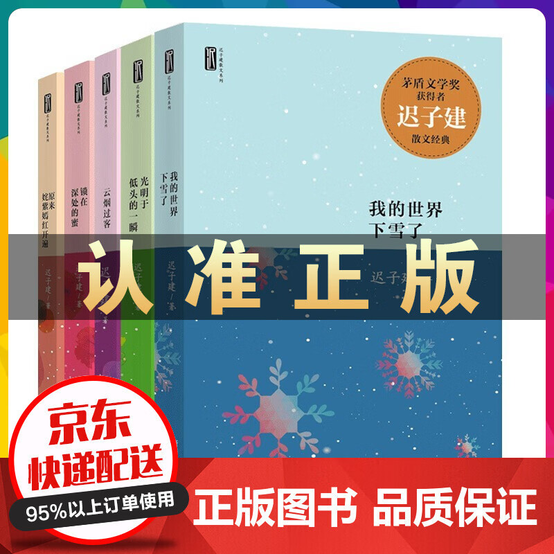 迟子建散文典藏全5册原来姹紫嫣红开遍 我的世界下雪了 现当代散文随笔朗读者节目 名家经典散文集作品集