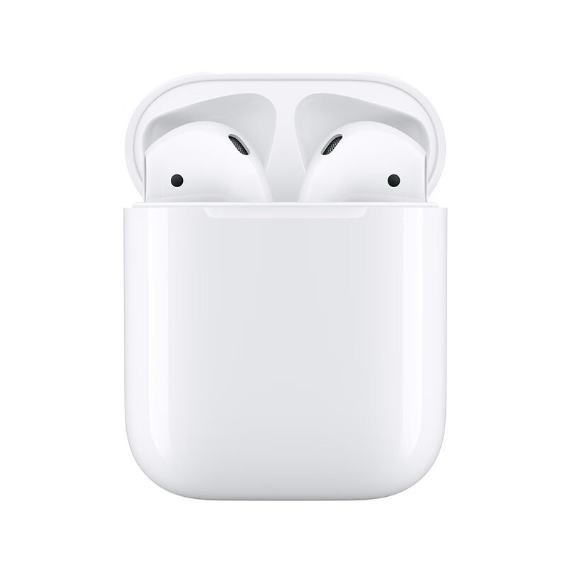 苹果（Apple） 新款AirPods 2代真无线蓝牙入耳式运动跑步游戏iphone耳机教育优惠免息 【套餐一】标配+小牛怪保护套 AirPods 2代【有线充电盒】