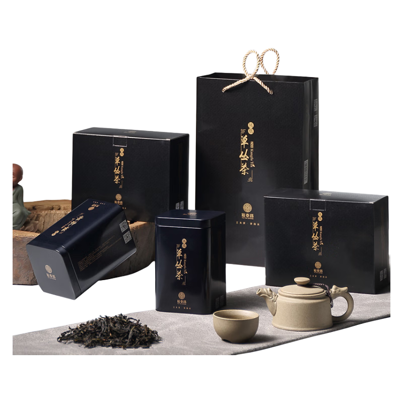 裕泰昌茶叶乌龙茶 潮州凤凰茶单枞茶银花鸭屎香单丛茶礼盒装500g