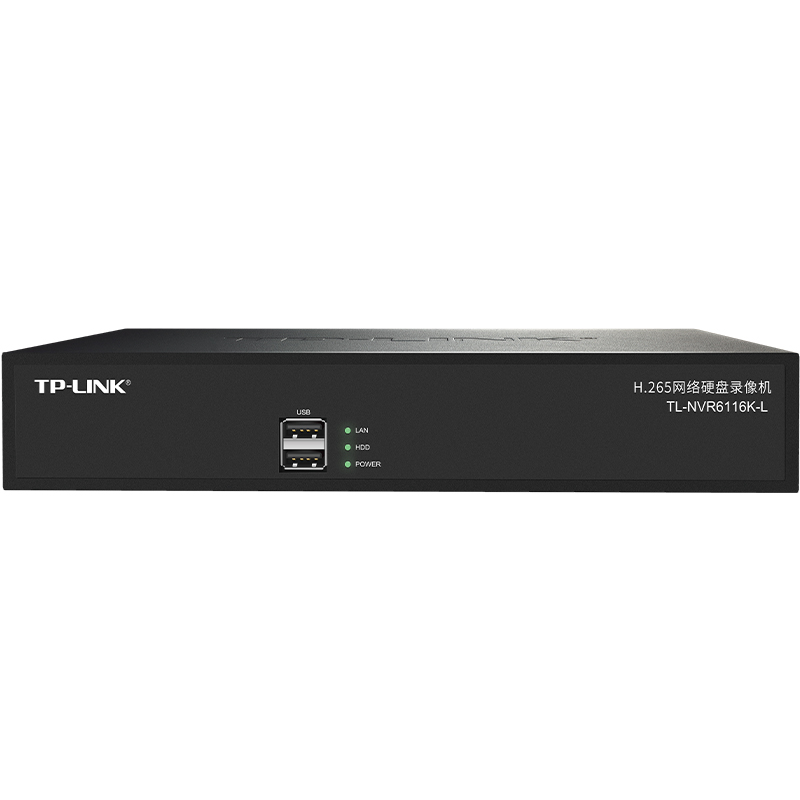 普联（TP-LINK）全高清16路单盘位同步监控网络硬盘录像机刻录机NVR WEB手机APP远程预览 TL-NVR6116K-L