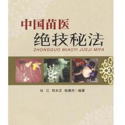 中国苗医绝技秘法 苗族-民族医学 外治秘技 杜江著 贵州科技出版