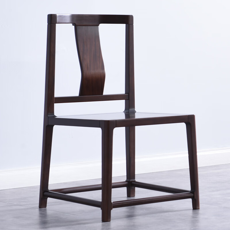 光明家具实木餐椅新中式餐厅椅子多功能椅子 4301S-53餐椅*2