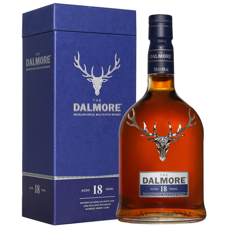 御玖轩 达尔摩/大摩/帝摩18年700ml （The Dalmore）苏格兰单一麦芽威士忌洋酒