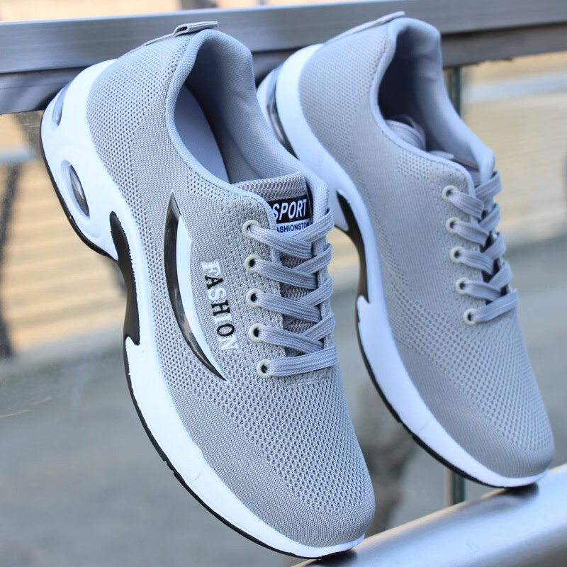 踏司红蚂蚁新款男士网面鞋春季新款潮鞋休闲鞋透气运动鞋软底跑步鞋内