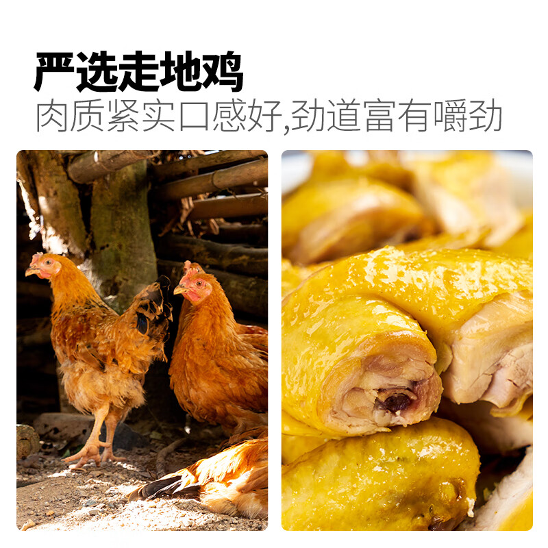 新雅正宗盐焗鸡700g整只熟食咸香冷冻半成品速食熟食美味手撕鸡凉菜 盐焗鸡700g*2只