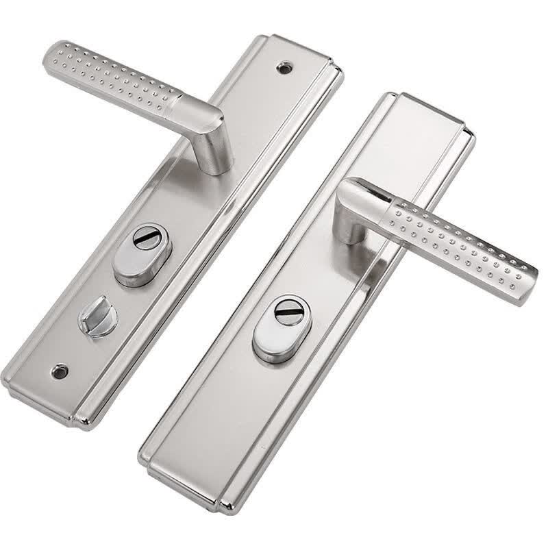 防盗门锁家用防盗门拉手套装加厚把手通用型大门入户门锁双活双快