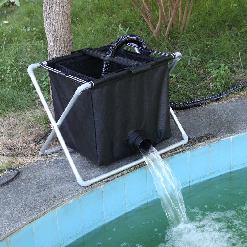 博宇(boyu)鱼池吸污机大型抽水泵观赏池塘过滤系统污泥吸取器户外泳池