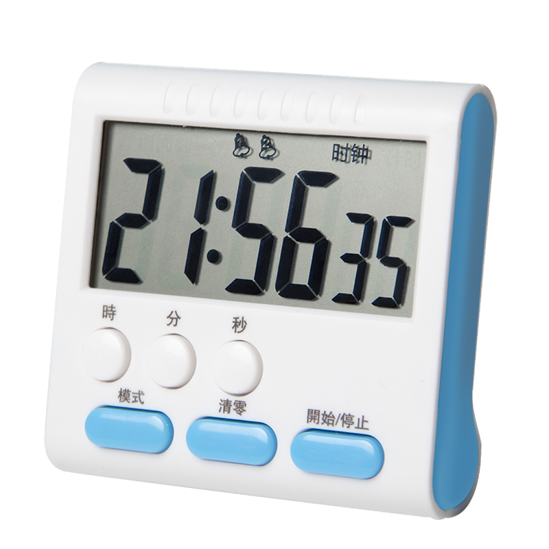 OAK 欧橡 多功能电子定时器 厨房计时器磁吸 时钟桌面 提醒器大屏幕 学生学习闹钟迷你烘焙倒计时器 316-1