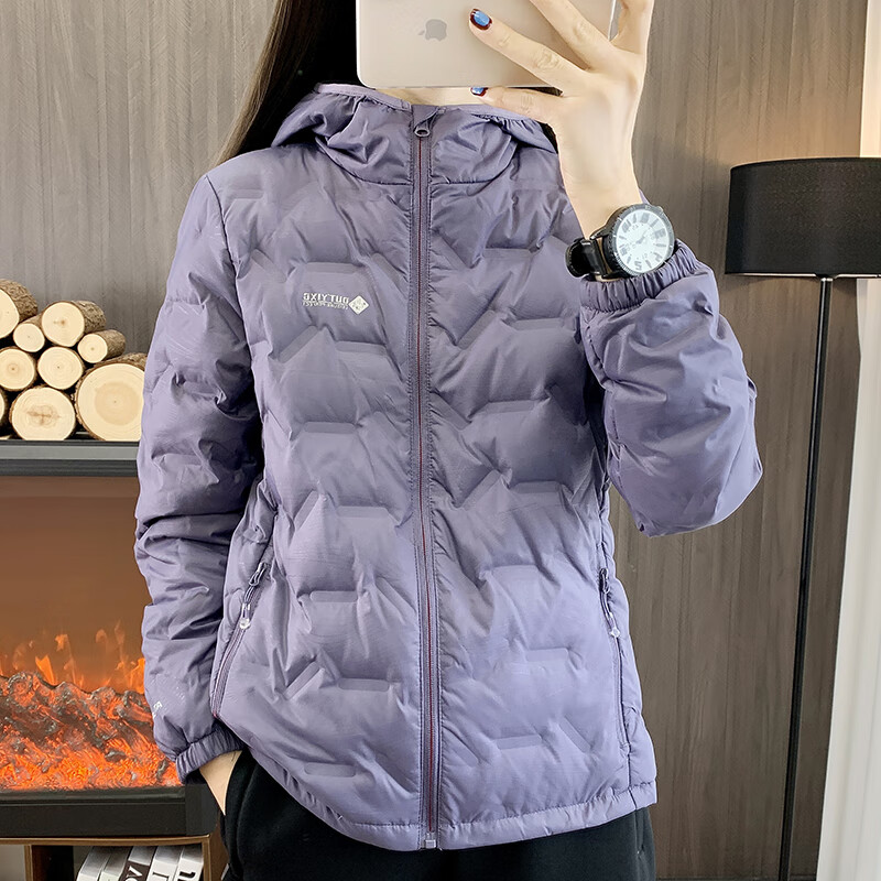 泰起新款轻薄羽绒服女2026新款连帽灰鸭绒秋冬季小个子外套女款羽绒衣 黑色男 5XL