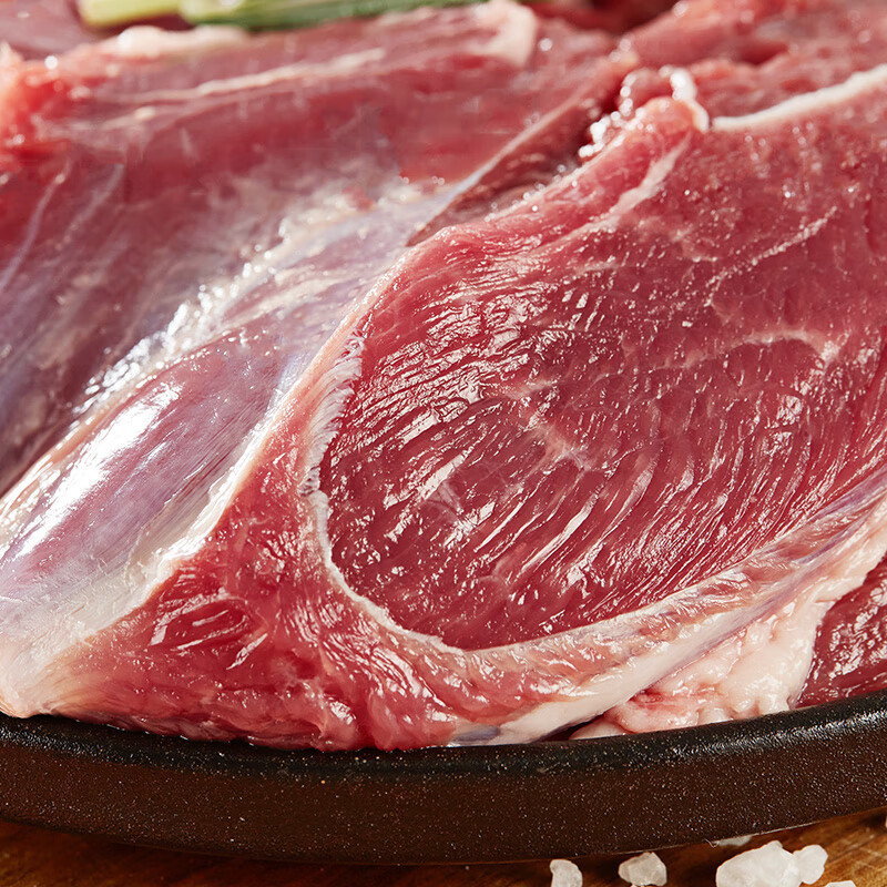 1号会员店 宁夏盐池滩羊 去骨后腿肉2斤 180天乳羔羊 羊肉生鲜 羊腿肉