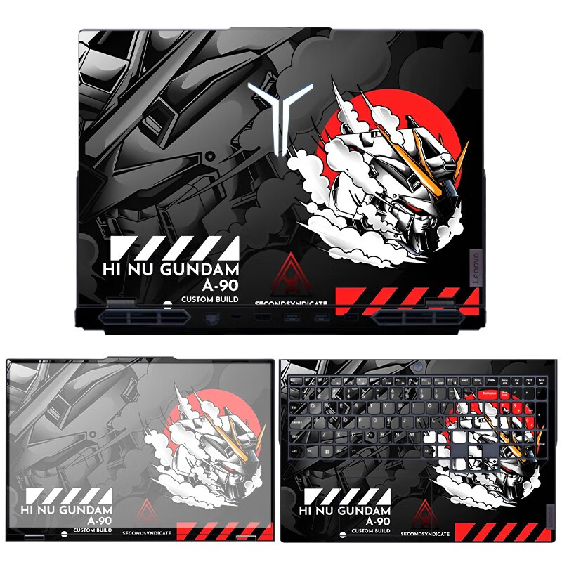 酷力驰 2024/25款联想拯救者Y9000P电脑贴纸R9000P贴膜16英寸笔记本外壳高达保护贴膜 来图定制/图库定制 A面