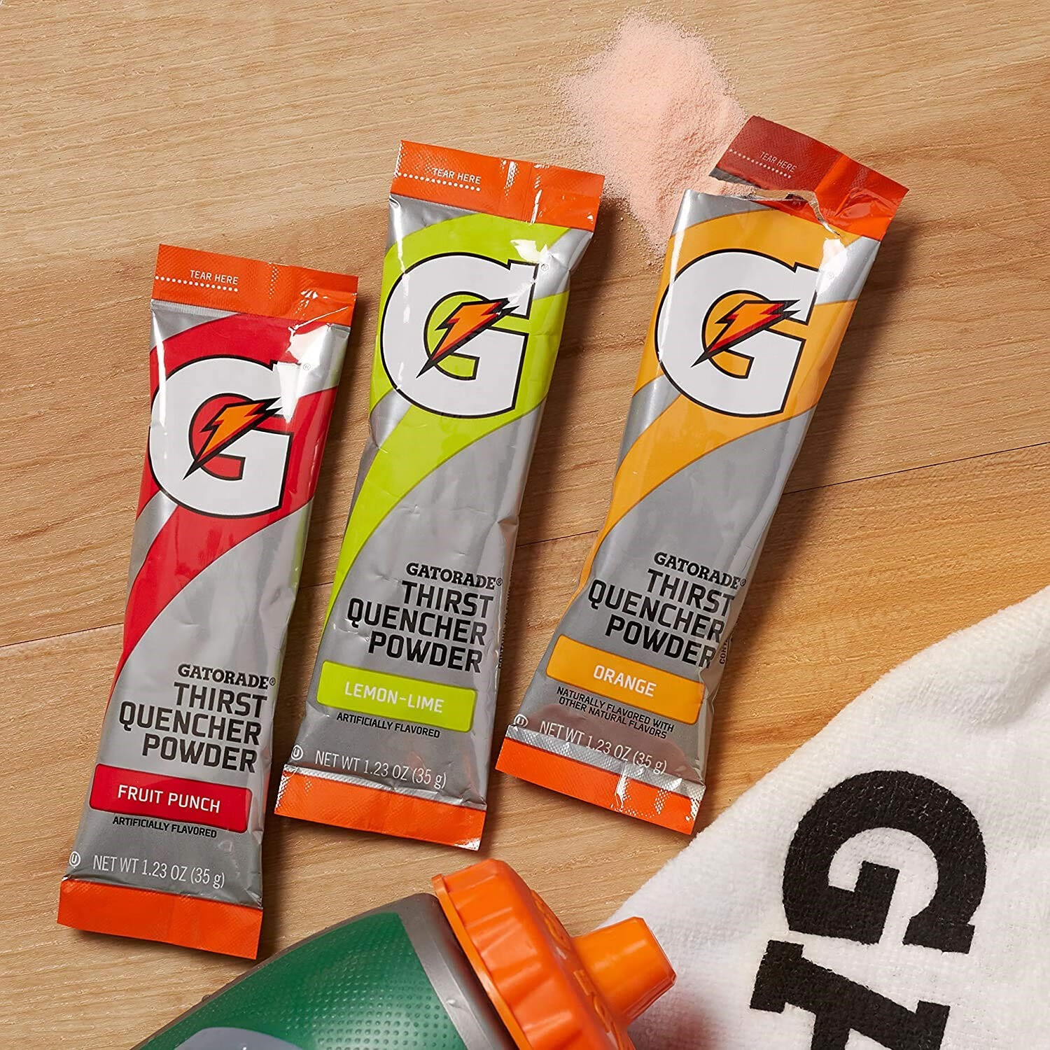 clceygatorade 佳得乐 运动比赛补充能量咀嚼冲剂 综合果味冲剂1条35g