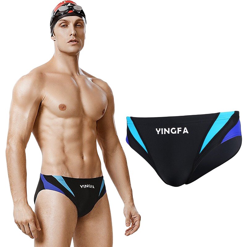 Ӣ����YINGFA�� ��ʿ����ƴɫרҵӾ�㾺���ٸ� ���˶�ͯ��Ӿ����ѵ����Ӿ��  ��ƴ�� 3XL (��Χ90-94����/35-37��)