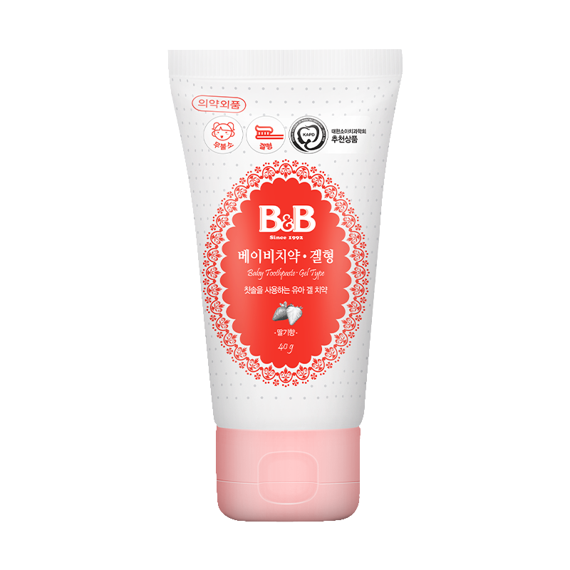 保宁婴儿口腔清洁剂草莓味40g（凝胶型）水果味儿童牙膏适合4个月-4岁 27.9元