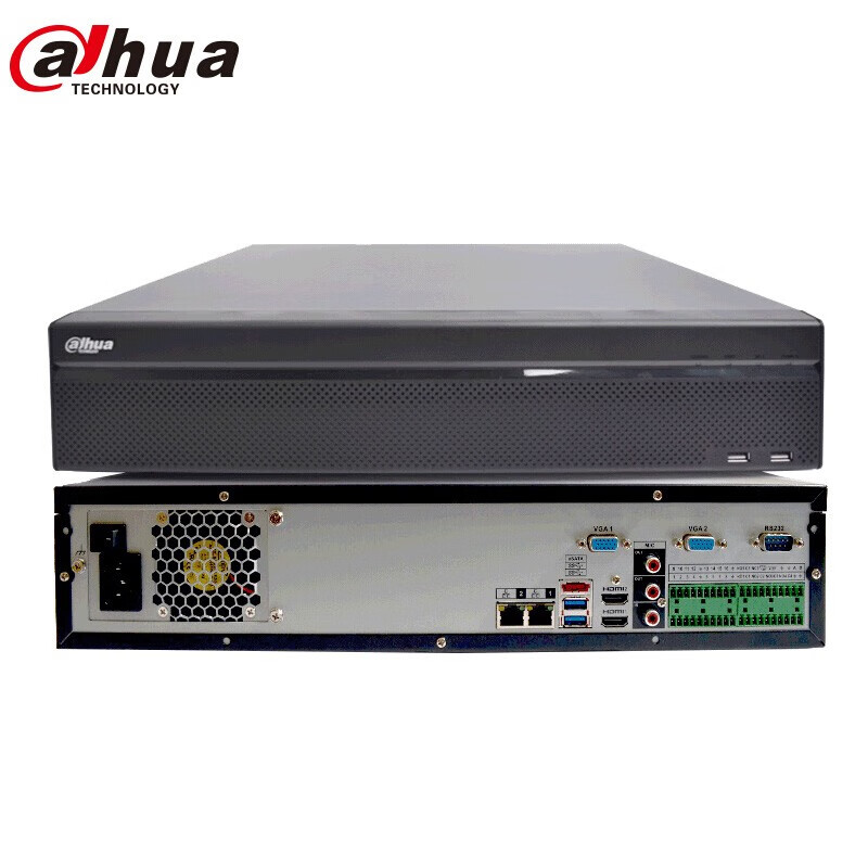 大华32路硬盘录像机 8盘位 4k高清刻录机 h.