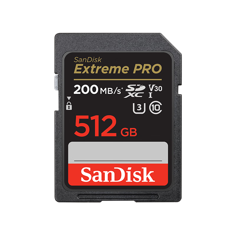ϣSanDisk512GB SDڴ濨 4K V30 U3 C10 洢 200MB/s д140MB/s  749Ԫ