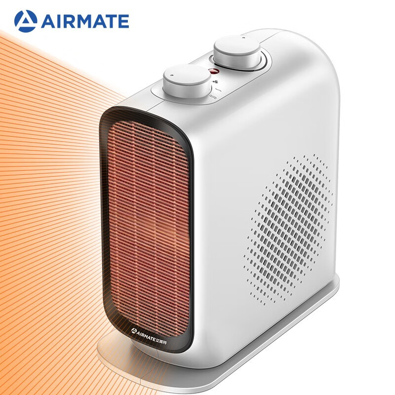艾美特（Airmate）取暖器/电暖器家用/电热暖气/办公室暖风机 立卧两用热风暖宝宝机 白色WP20-X17