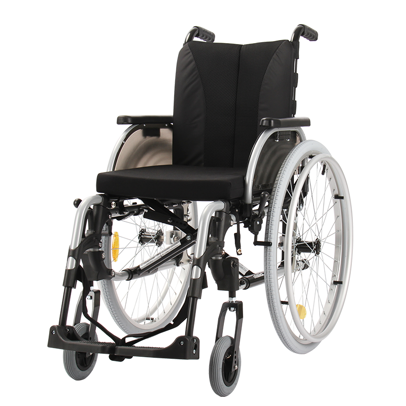 思达三代m2功能型康复型轮椅 银灰色43cm