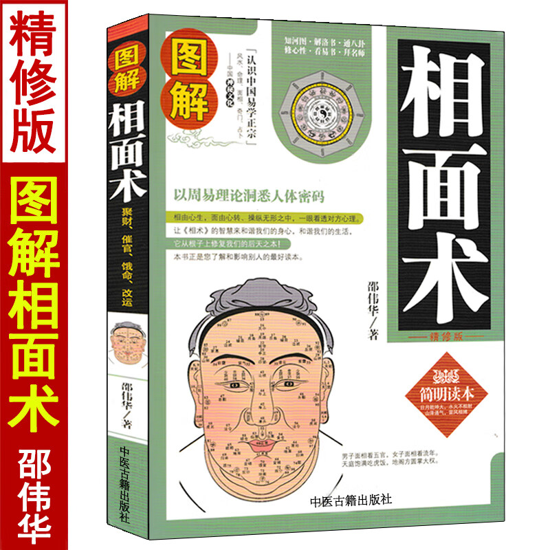 简明读本 中国古代易学面相风水男女手相面相 术数五官相法书籍图