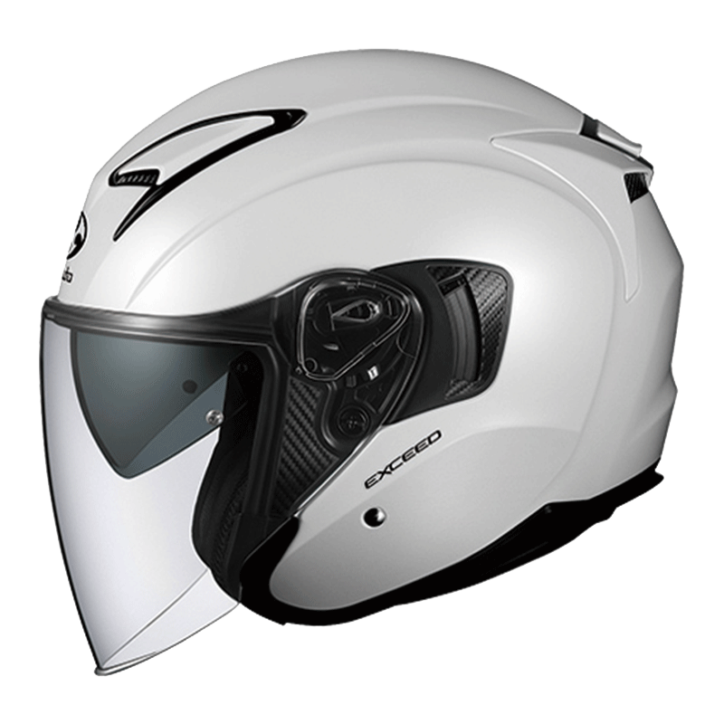 现货日本ogk kabuto摩托车头盔exceed男夏季安全帽机车半盔电动车女四