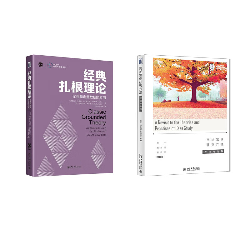 经典扎根理论 定性和定量数据的应用+再论案例研究方法 共2册