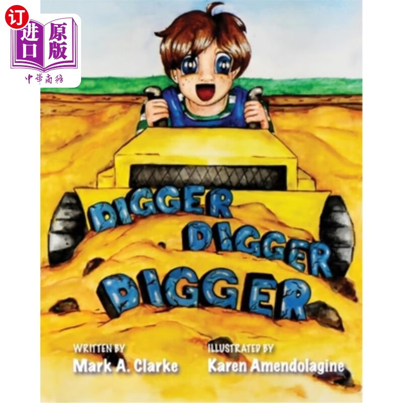 海外直订digger digger digger 挖掘机,挖掘机,挖掘机