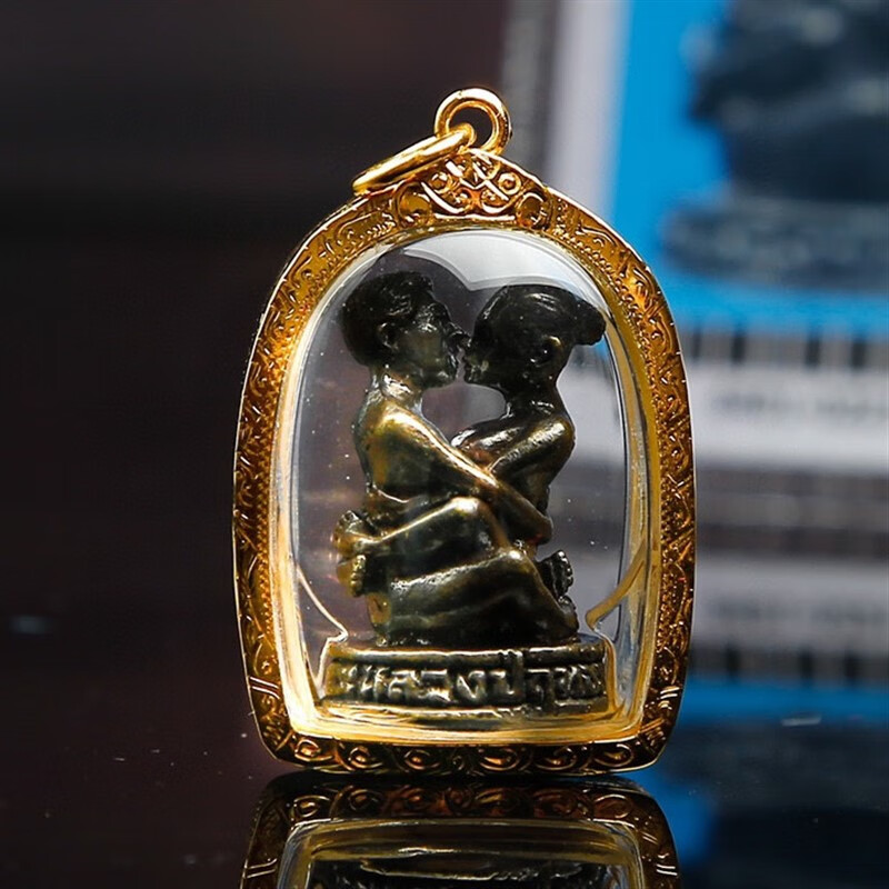 酷奇象(kuqixiang)泰国佛牌龙婆烈2547燕t金壳萨玛空卡 金壳