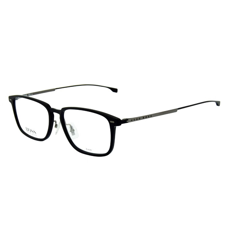 雨果博斯HUGO BOSS 简约时尚全框男女款光学眼镜架 近视眼镜框 0975 送1.61防蓝光镜片 807 58mm