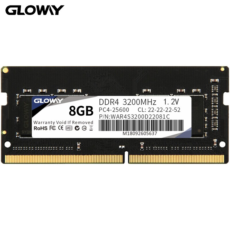 光威GLOWAY 战将 DDR4 NB 8GB 3200内存谁买过的说说