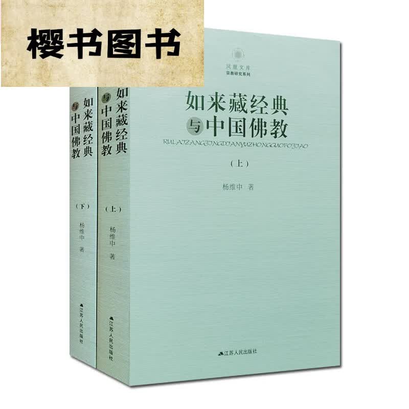 如来藏经典与中国佛教 上下册 杨维中著 如来藏思想 大般涅经无上依经大方等无想经大法鼓经不增不减经如